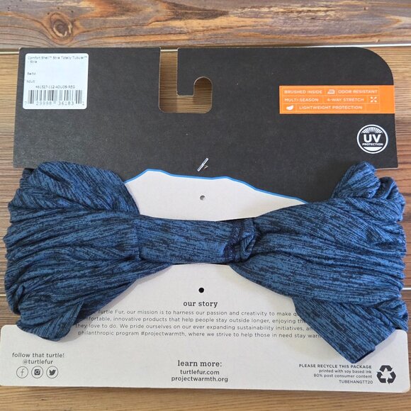 Turtle Fur Tube Neck Gaiter Comfort Stria - Picture 3 of 6